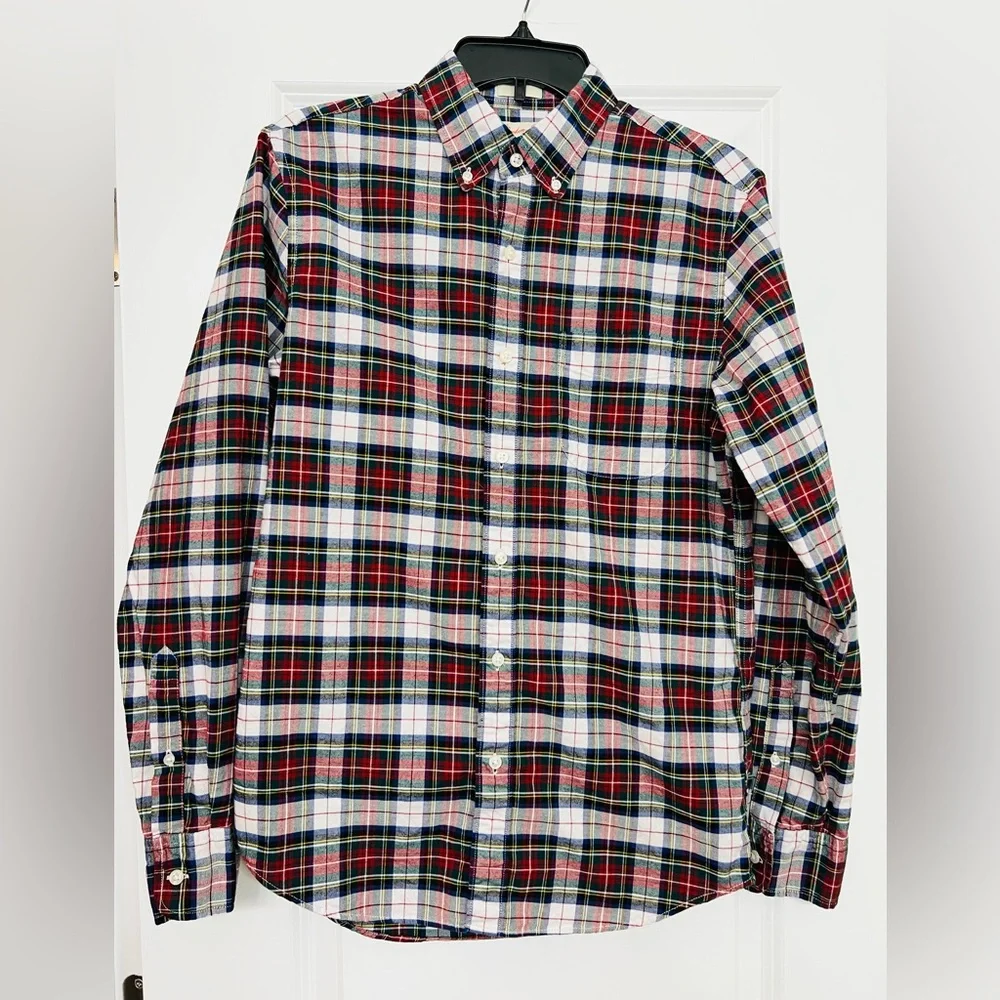 J. Crew Multicolor Plaid Button Down Shirt
